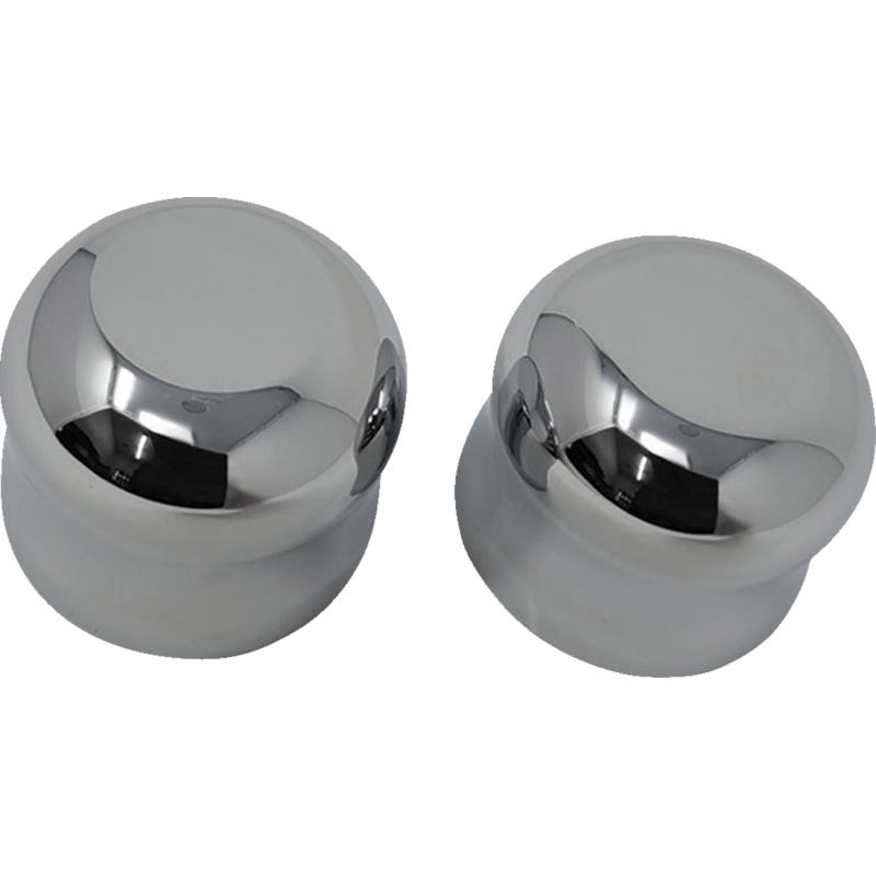 COVINGTONS AXLE CAP - FRONT - SMOOTH - CHROME C0007-C