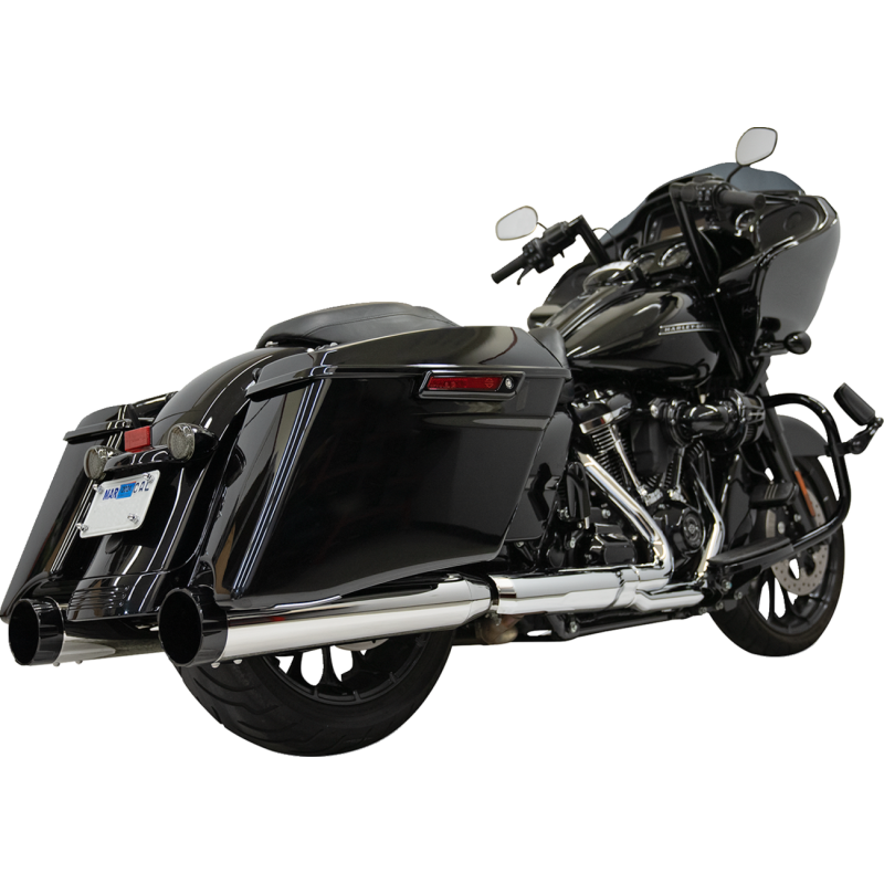 BASSANI XHAUST 4-1/2" STRAIGHT MUFFLERS CHR 1F745