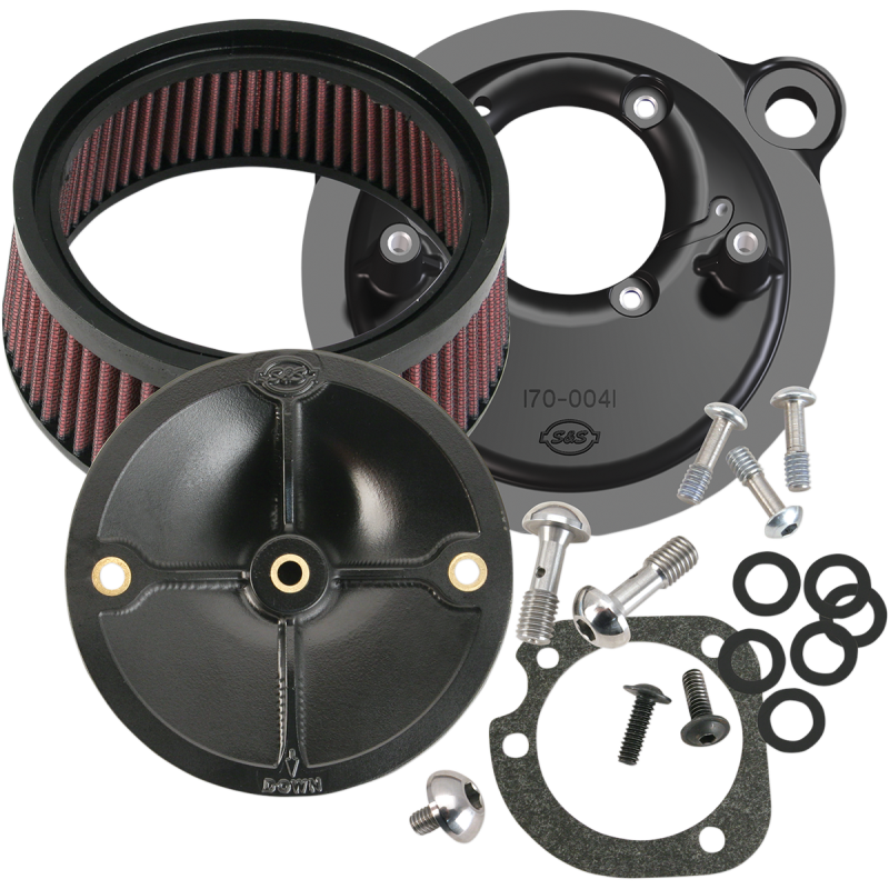 S&S CYCLE 91-17 XL STEALTH A/CLEANER KIT 170-0093