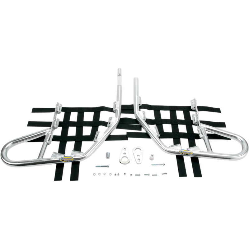 MOTORSPORT PRODUCTS DVX/KFX/LTZ400 ALUMINUM NERF BARS SILVER 81-2101