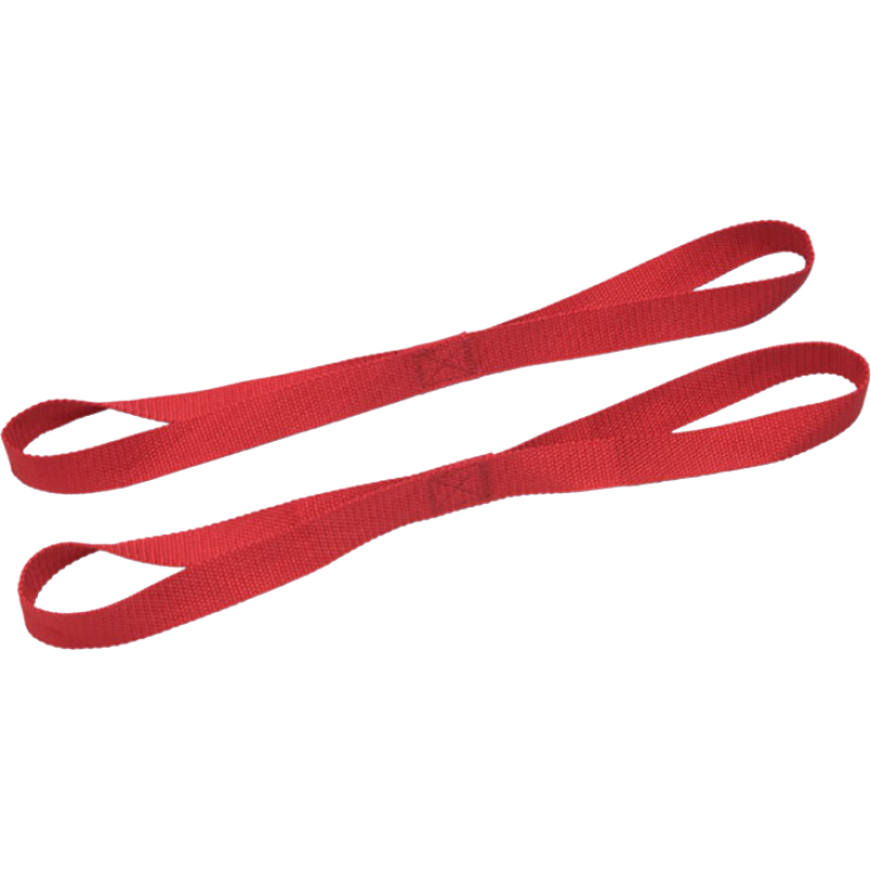 SHOW CHROME 18" LOOPED NYLON TIE DOWN PR 4-238