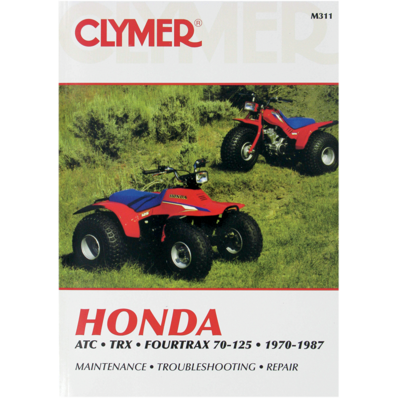 CLYMER 70-87 HONDA TRX 4 TRAX 70-125 MANUAL CM311