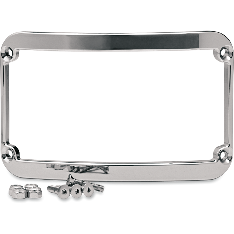 KLOCK WERKS CHROME LIC PLATE FRAME F/ WFB OEM FENDE KWS-01-0082-C