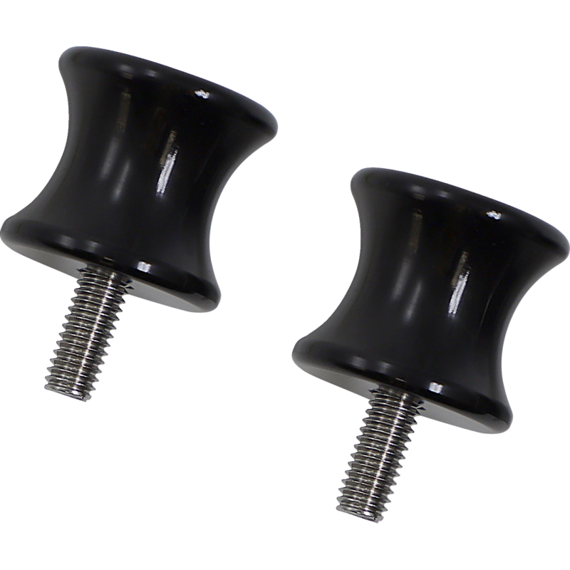 VORTEX SWINGARM SPOOLS 6MM BLACK SP601K