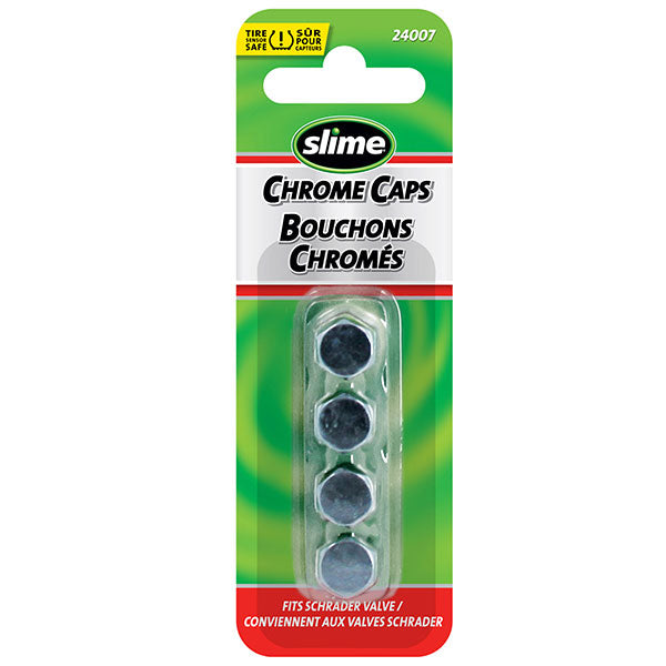 SLIME VALVE CAPS SET CHROME 24007