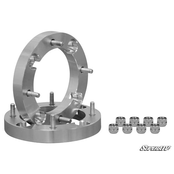 SUPERATV POLARIS 3/8" STUDS 12MM WHEEL ADAPTERS POLARIS WSP2-12-1.5-002-PR