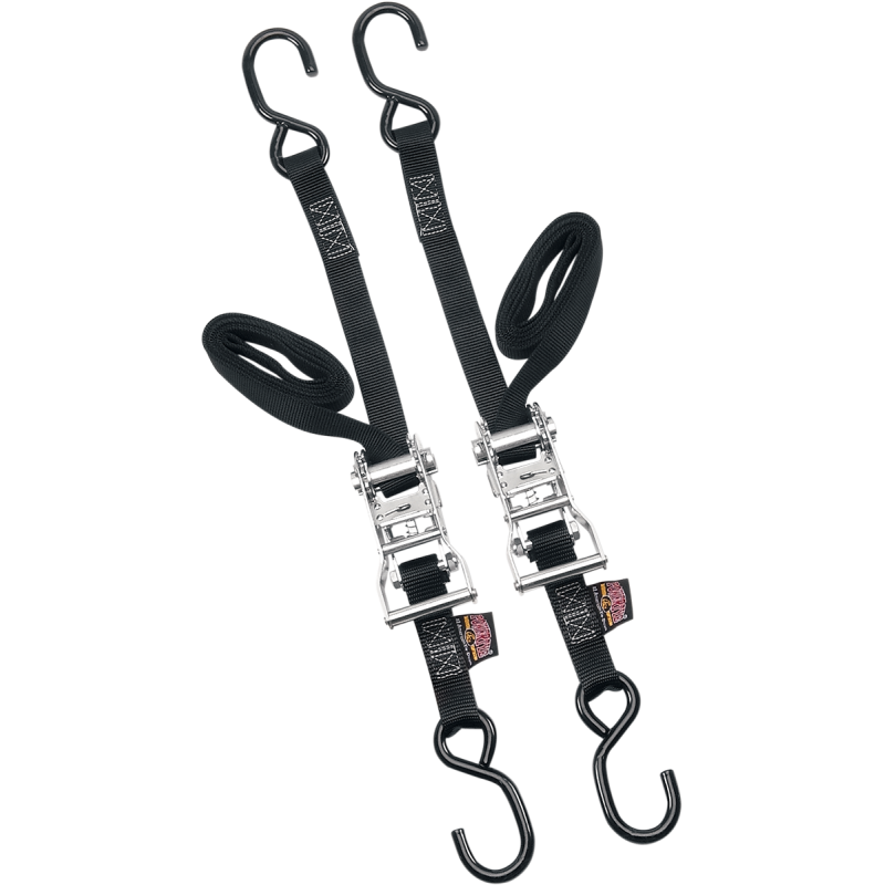 POWERTYE MFG. 1" RATCHET TIE DOWNS (PR) 32272