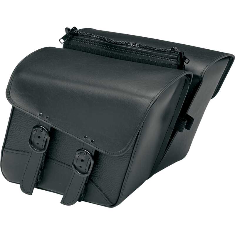 WILLIE & MAX LUGGAGE BLACK JACK COMPACT SLANT SADDLEBAG SET 59588-00