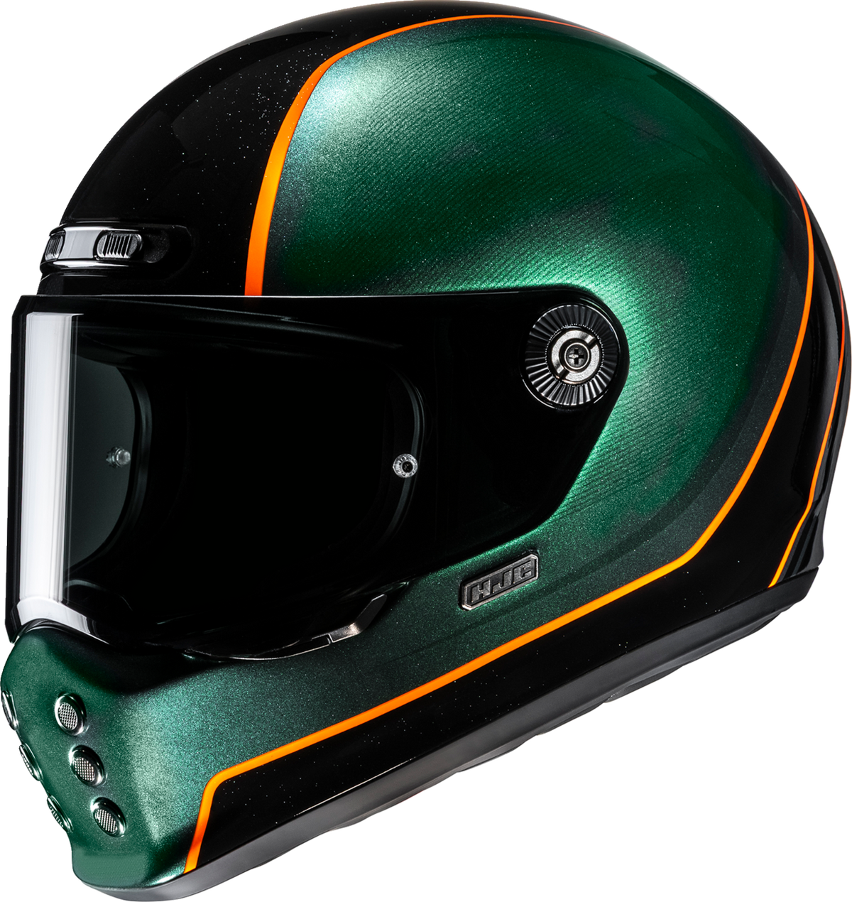 HJC V10 HODU BK/GN/OR MD FA45NEP5746V
