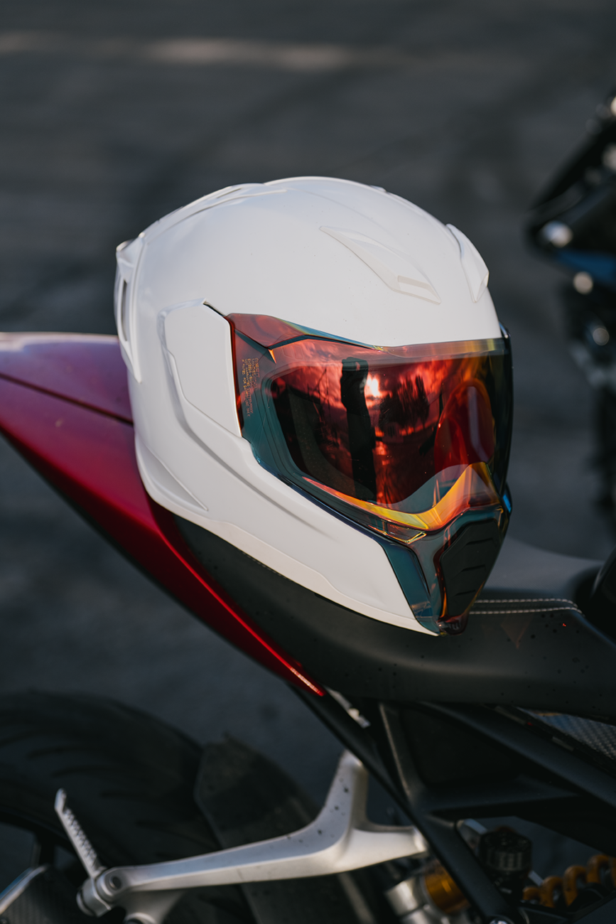ICON ULTRAFLITE GLOSS WHITE XL 0101-19283