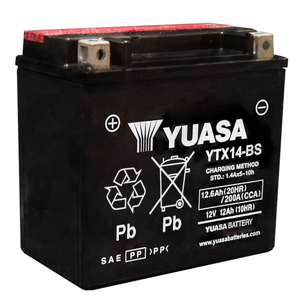 YUASA YTX14-BS YUASA BATTERY YUAM3RH4SIND