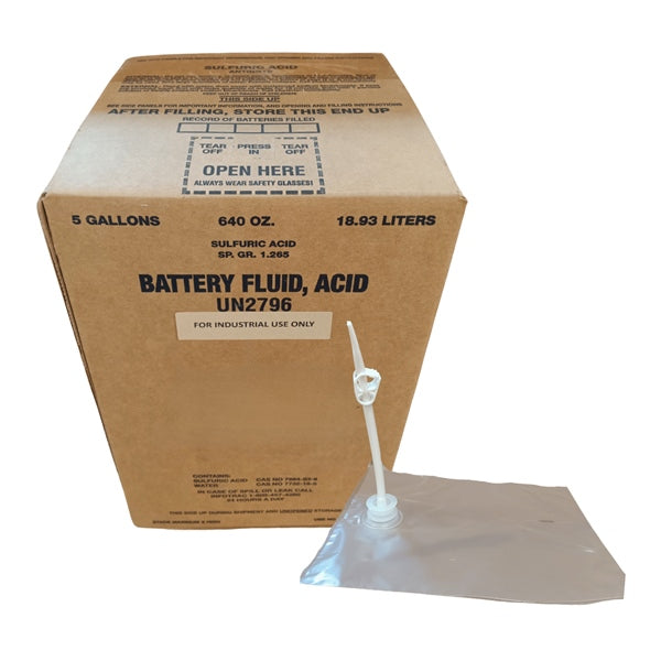 YUASA CONTAINER ACID 5 GAL YUAACID5GAL