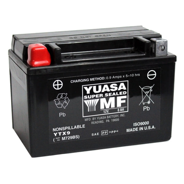 YUASA YTX9F/A YUASA BATTERY YUAM729BS