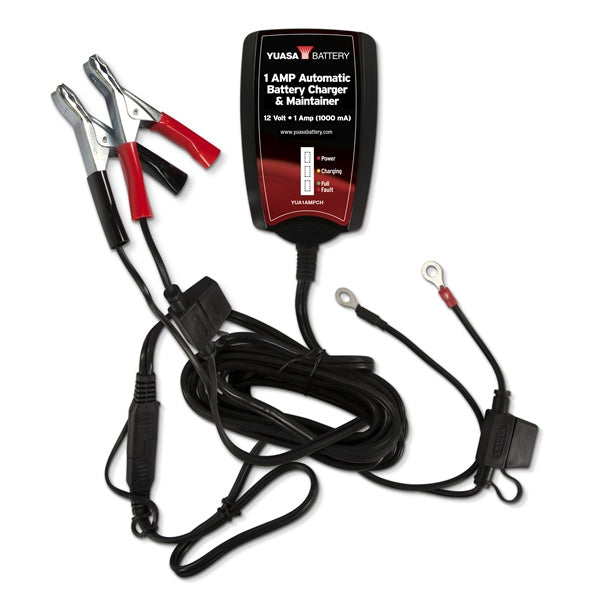 YUASA BATTERY CHARGER 12V YUASA YUA1AMPCH