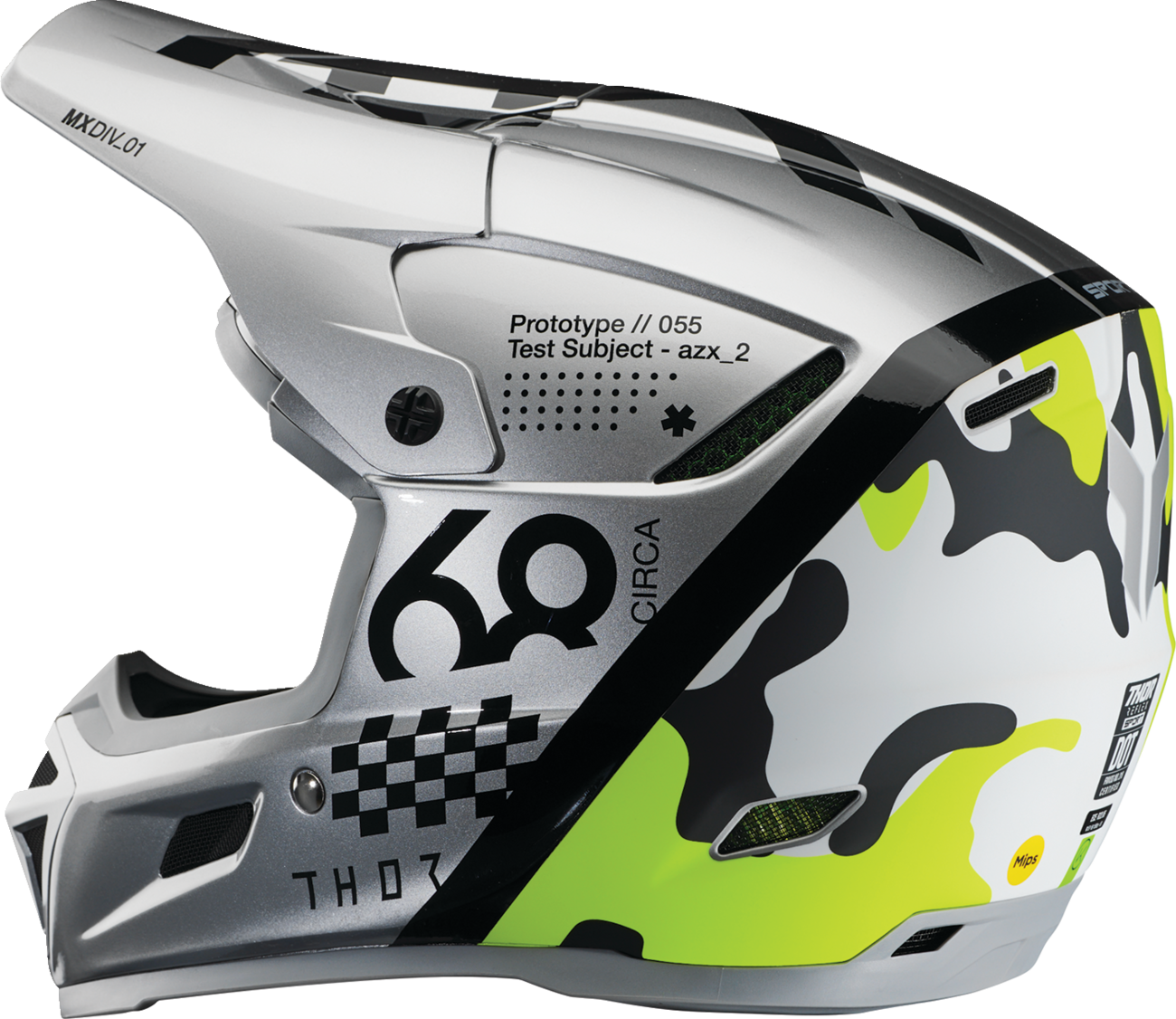 THOR REFLEX SPORT RIOT GY/AC MD 0110-8771