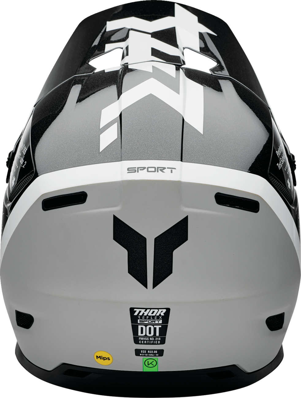 THOR REFLEX SPORT RIOT BK/WH XL 0110-8779