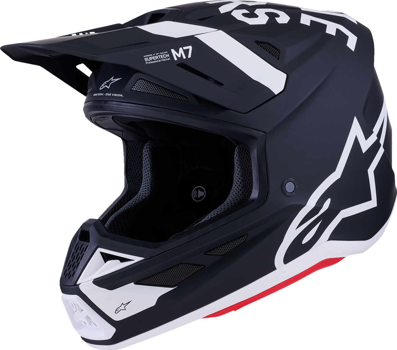 ALPINESTARS HELMET SM7 DASHER BLK/WHT M 8302126-1121-M