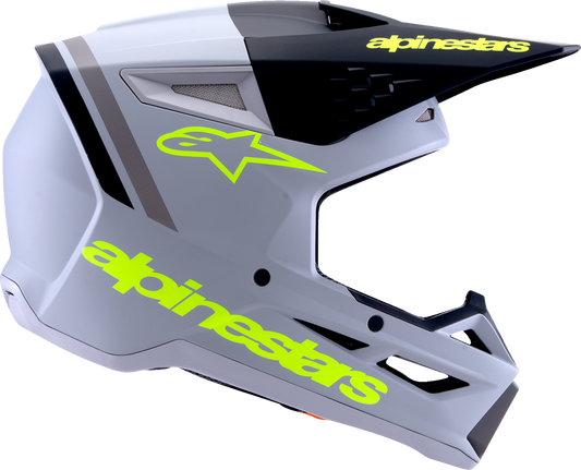 ALPINESTARS HELMET SM3 RADIUM GRAY/BLK/YL XL 8300726-9510-XL