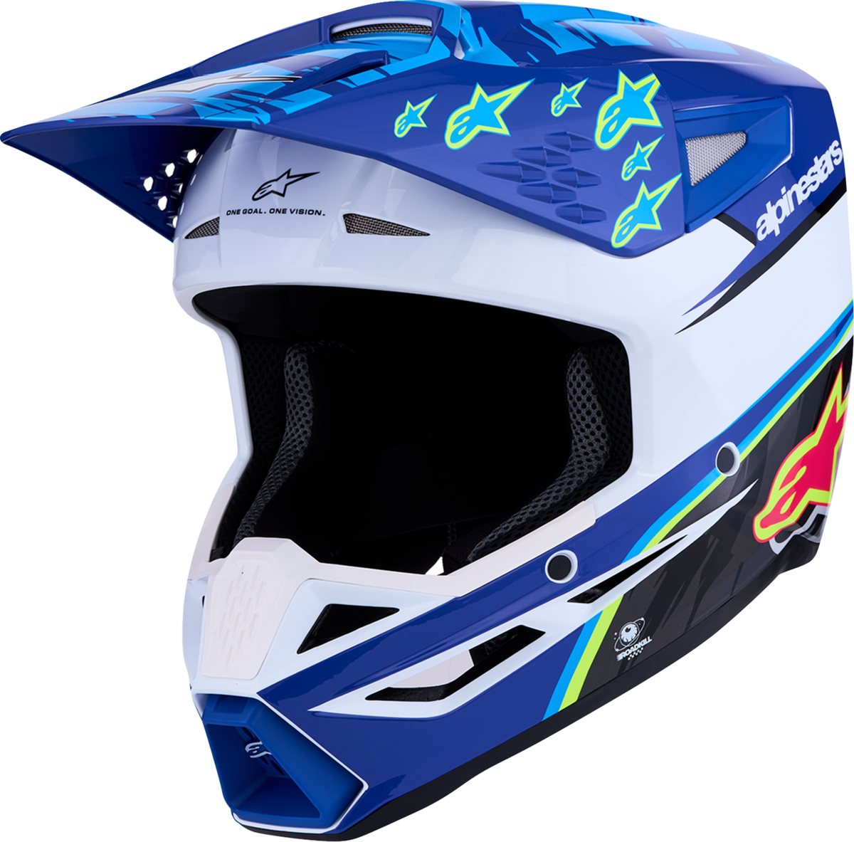 ALPINESTARS HELMET SM3 FALCON BLU/BLK/PNK XL 8300827-7347-XL