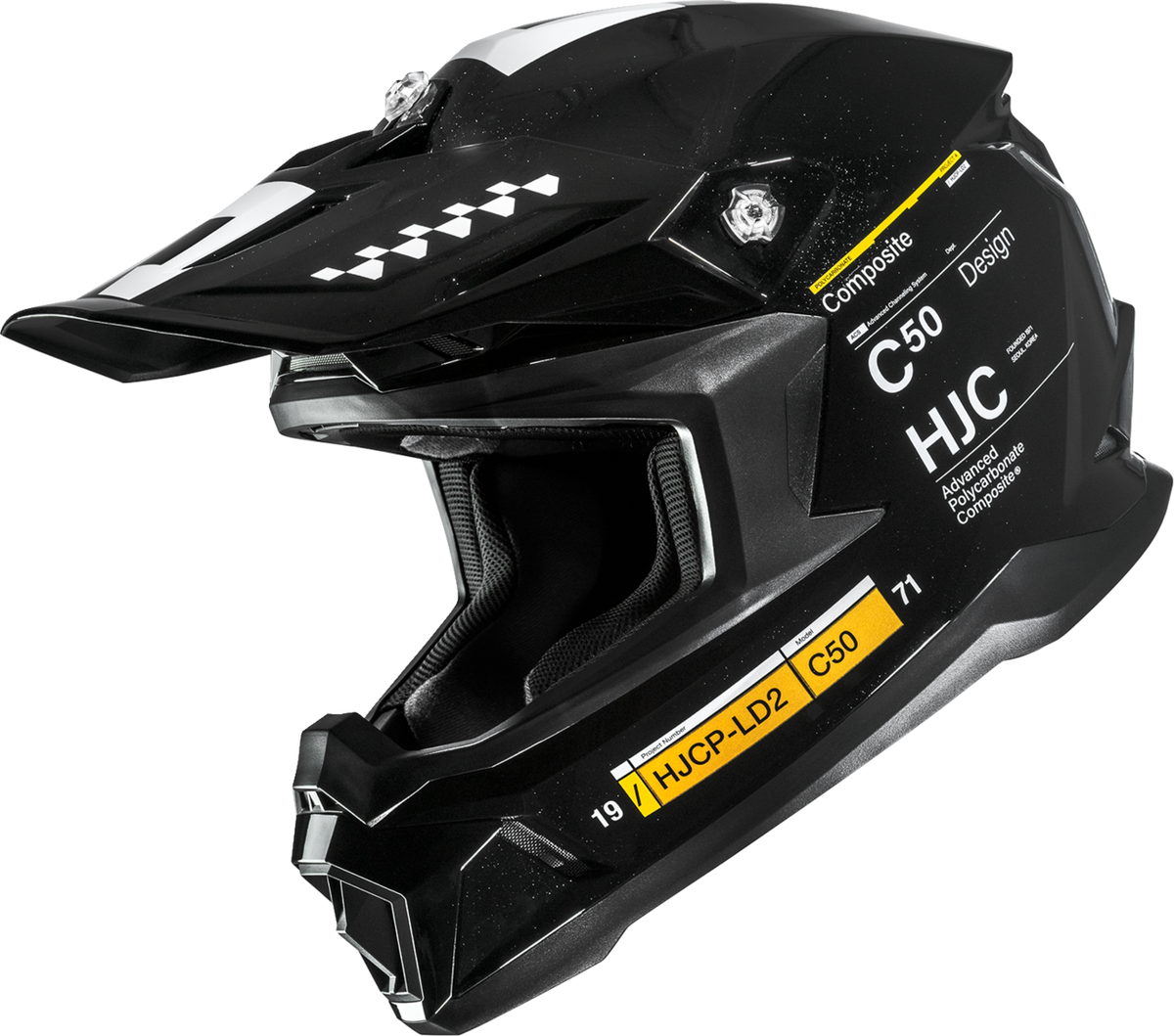 HJC C50 TAGG BLACK (MC-5) MD MP46NEP5505V