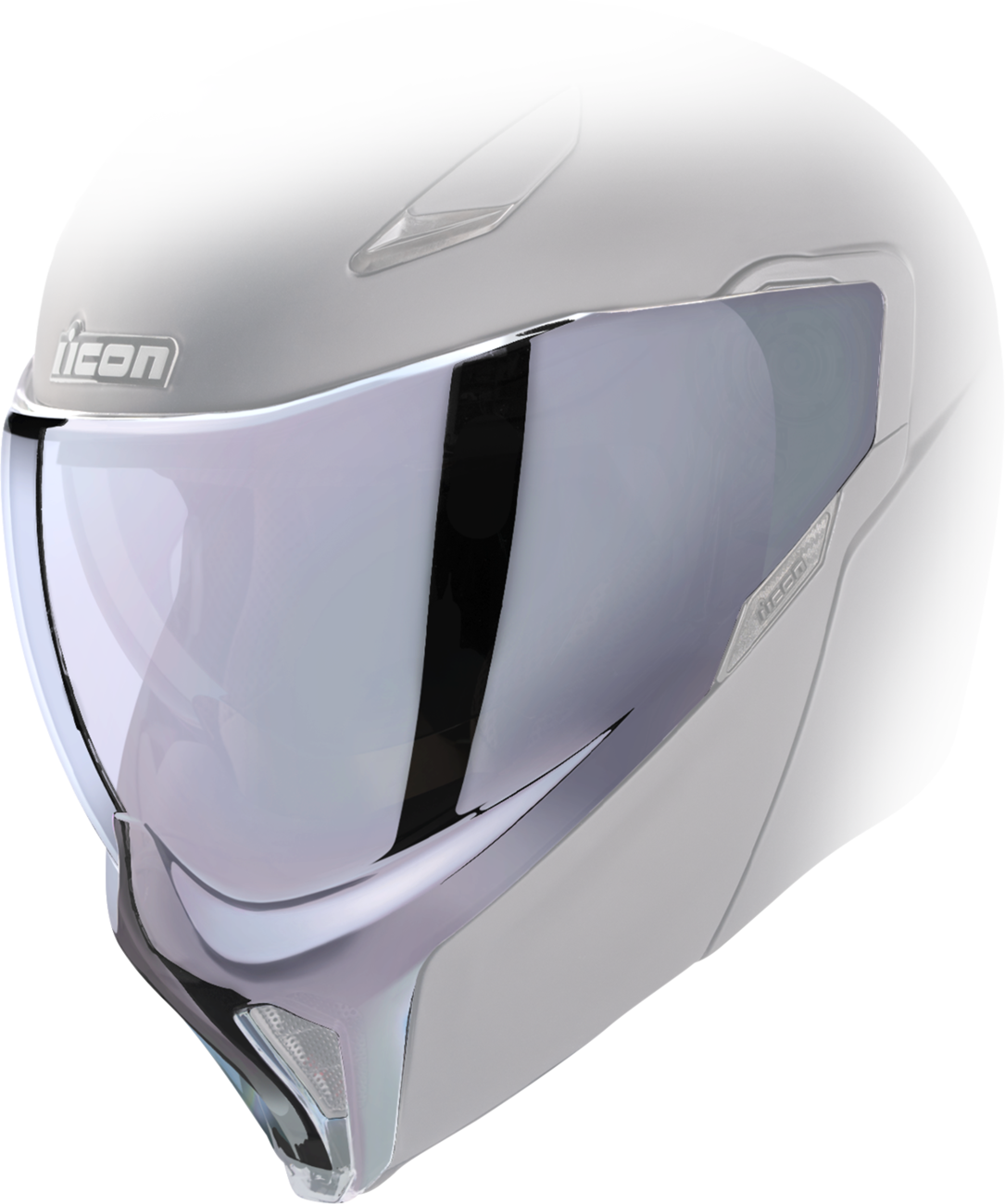 ICON THRESHOLD SHIELD WARBOY CHROME 0130-1464