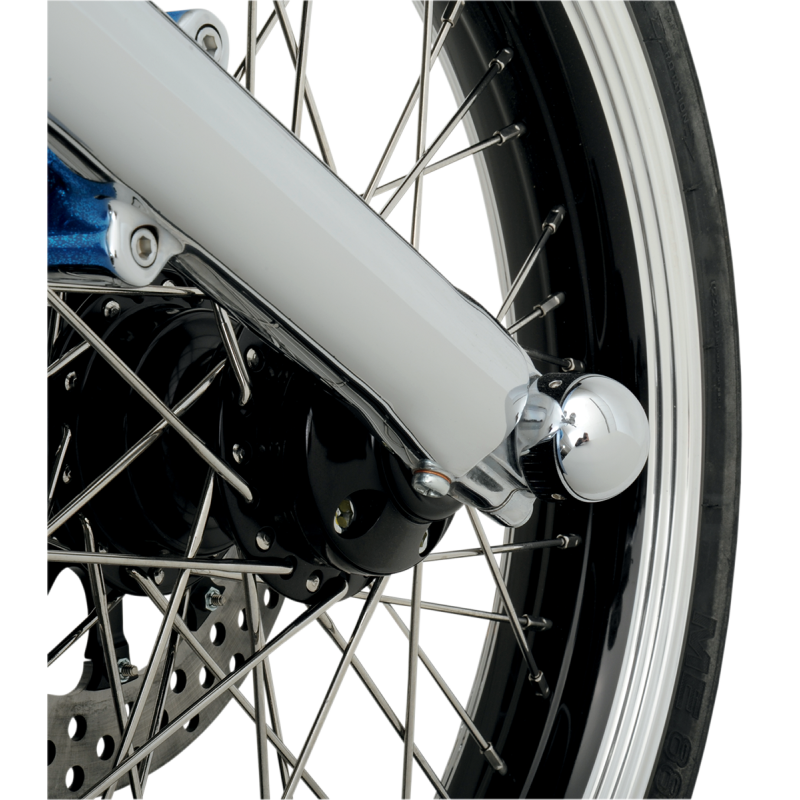 LA CHOPPERS AXLE CAPS DOME CHR LA-7810-00