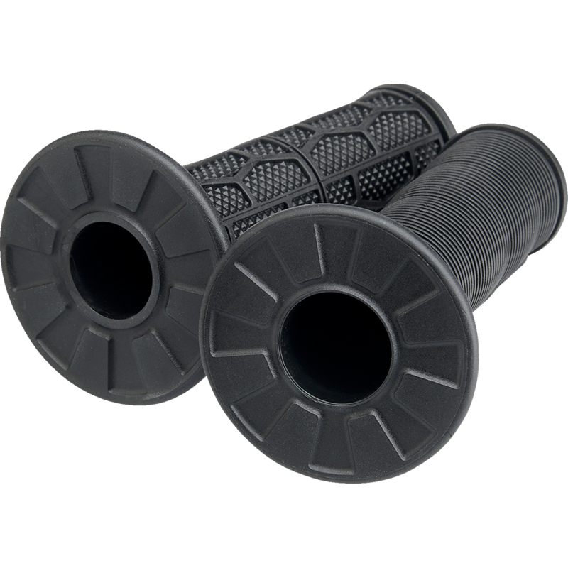 BILTWELL GRIPS MOTO MEDIUM BLACK 1" 6708-0701