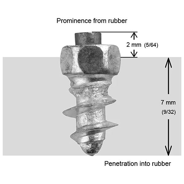 IGRIP ST-08 STANDARD STUDS 8MM 100PK ST-08100