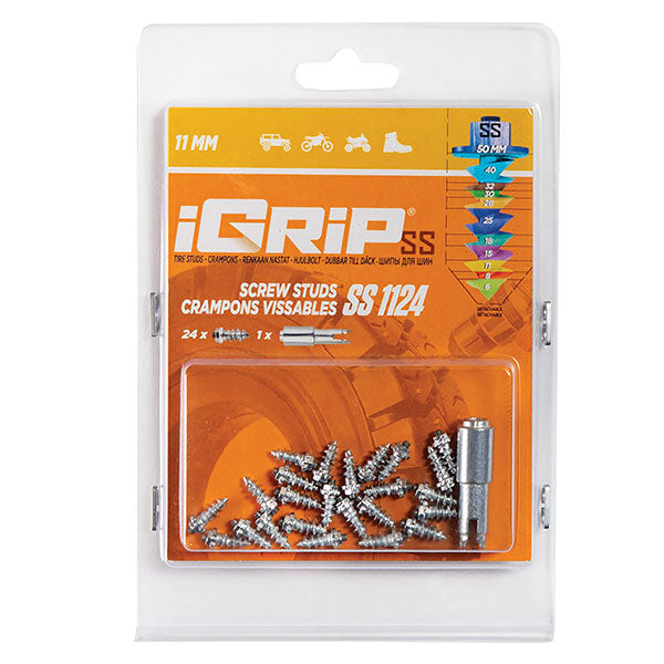 IGRIP SS-11 SHOULDERED TIRE STUDS 11MM 24PK SS-1124