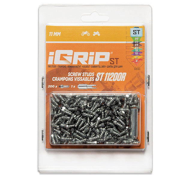 IGRIP ST-11R STANDARD RACING STUDS 11MM 200PK ST-11200R