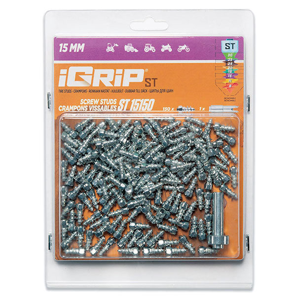 IGRIP ST-15 STANDARD STUDS 15MM 150PK ST-15150