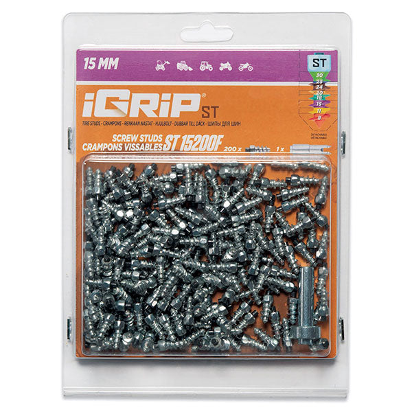 IGRIP ST-15F STANDARD STUDS 15MM 200PK ST-15200F