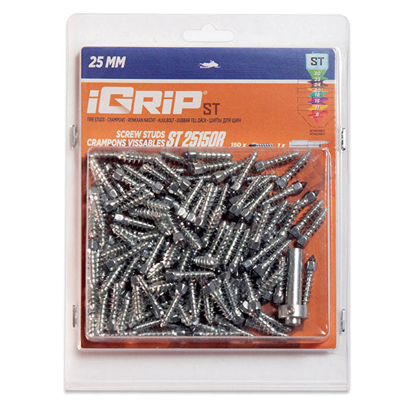 IGRIP ST-25R STANDARD RACING STUDS 25MM 150PK ST-25150R
