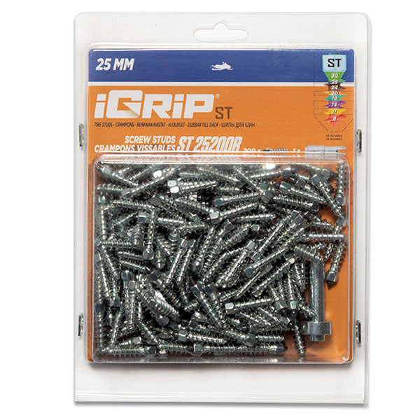 IGRIP ST-25R STANDARD RACING STUDS 25MM 200PK ST-25200R