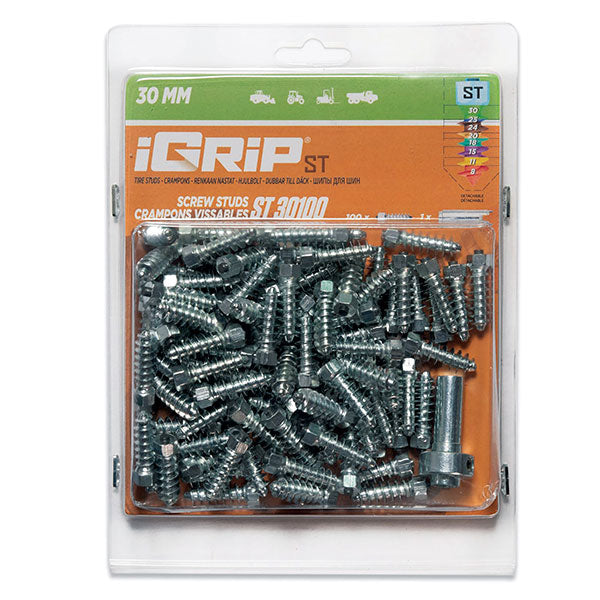 IGRIP ST-30 STANDARD STUDS 30MM 100PK ST-30100