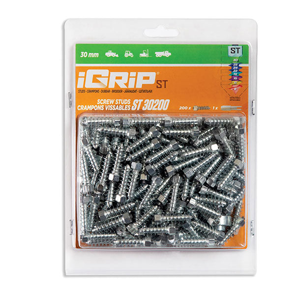 IGRIP ST-30 STANDARD STUDS 30MM 200PK ST-30200