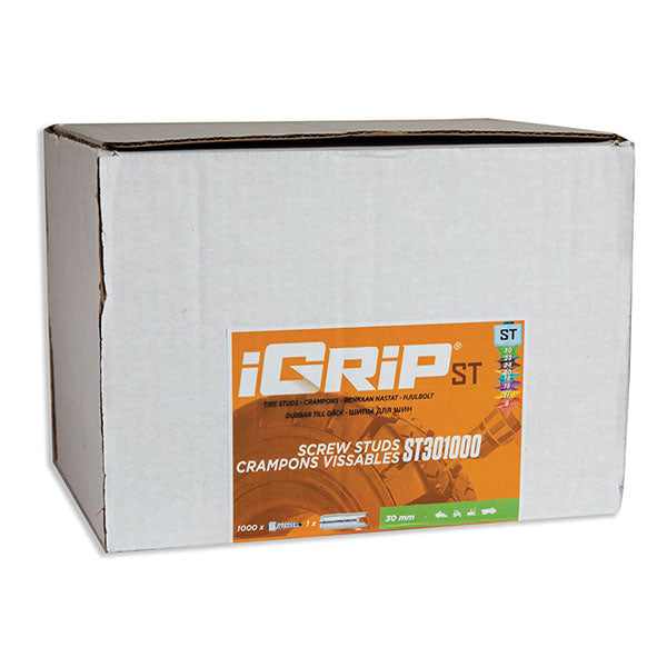 IGRIP ST-30 STANDARD STUDS 30MM 1000PK ST-301000