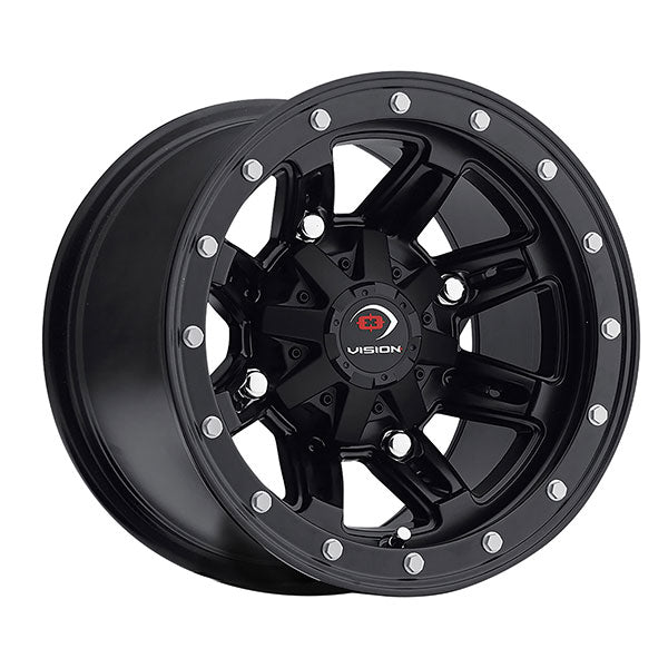 VISION 550 FIVE FIFTY RIM 12X8 5-114.3 4.0 MATTE BLACK 550-128545MB4