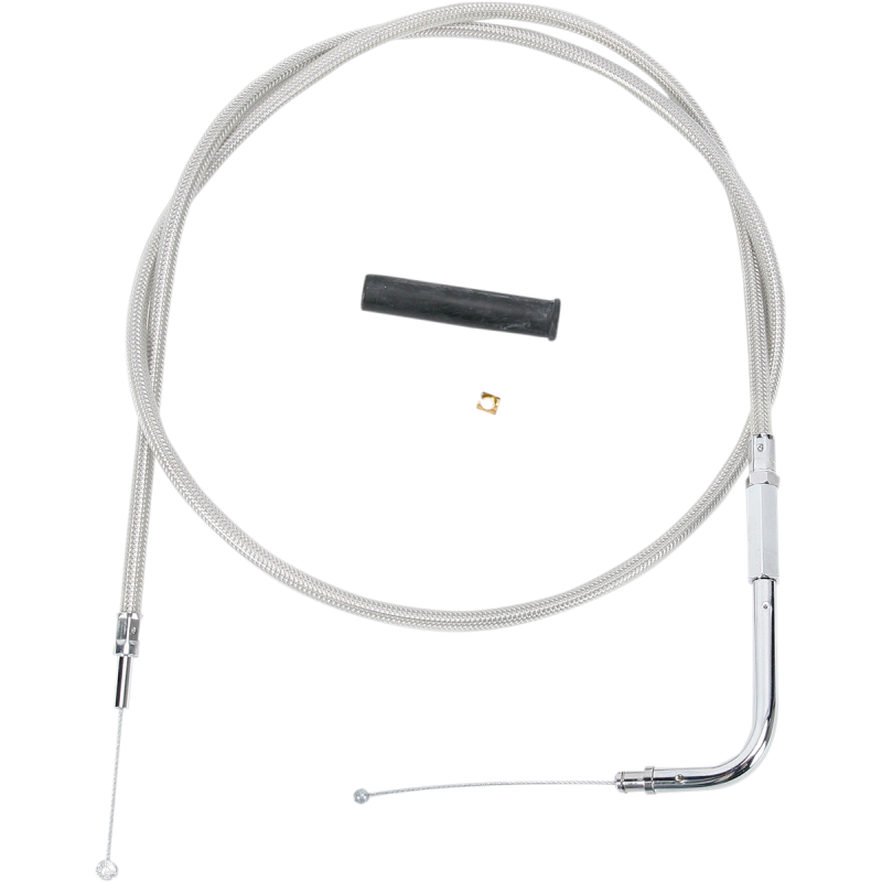 DRAG SPECIALTIES 96-UP 48.5" S/S THROTTLE CABLE 5332109B