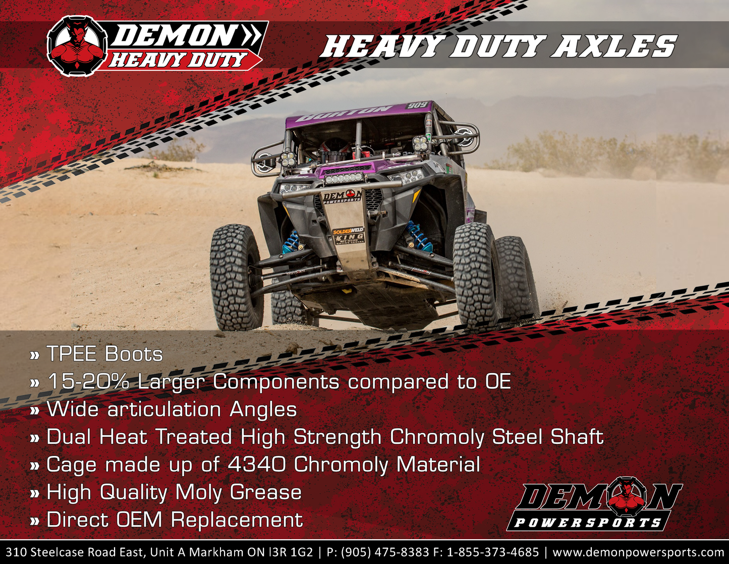 DEMON DEMON HD AXLE PAXL-31002HD
