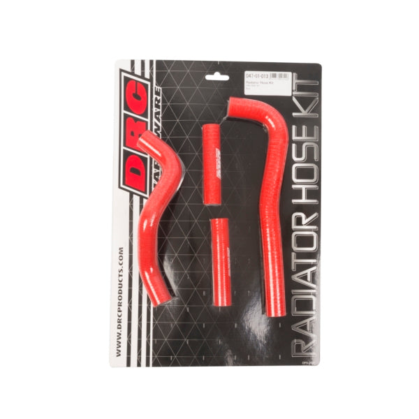 DRC ZETA UNIT RADIATOR HOSE RED DRC DRZ400S/SM 00-08 D47-01-523