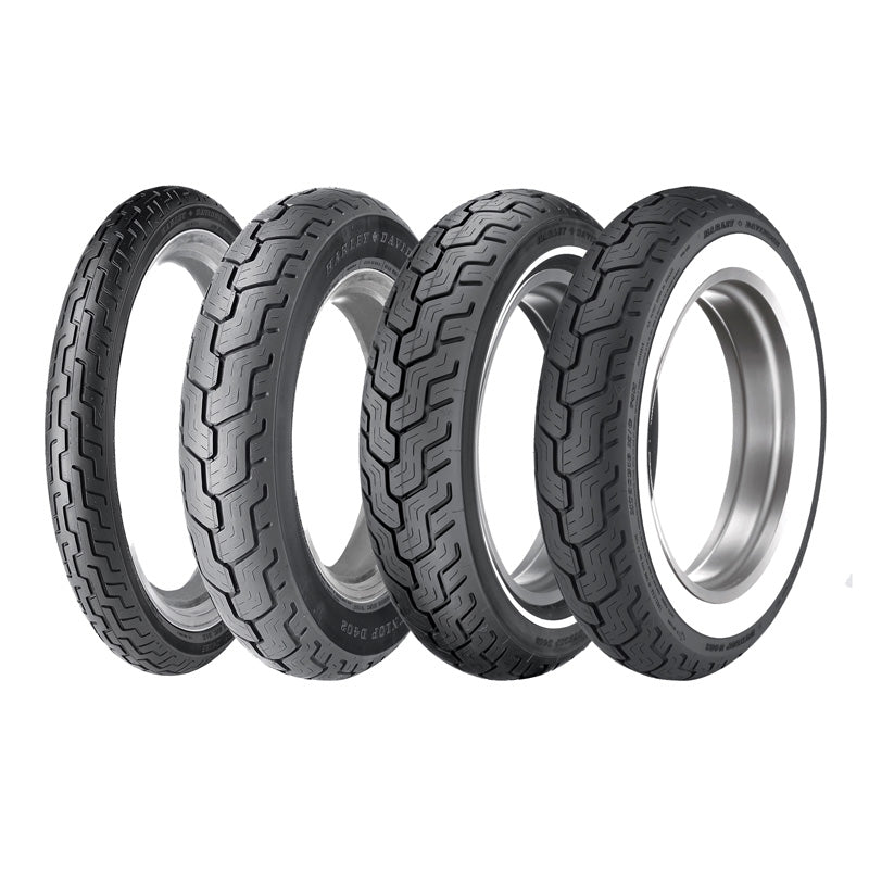 DUNLOP 130/70-18 FR BLK D402 HARLEY-DAVIDSON DUNLOP US. 43371-07