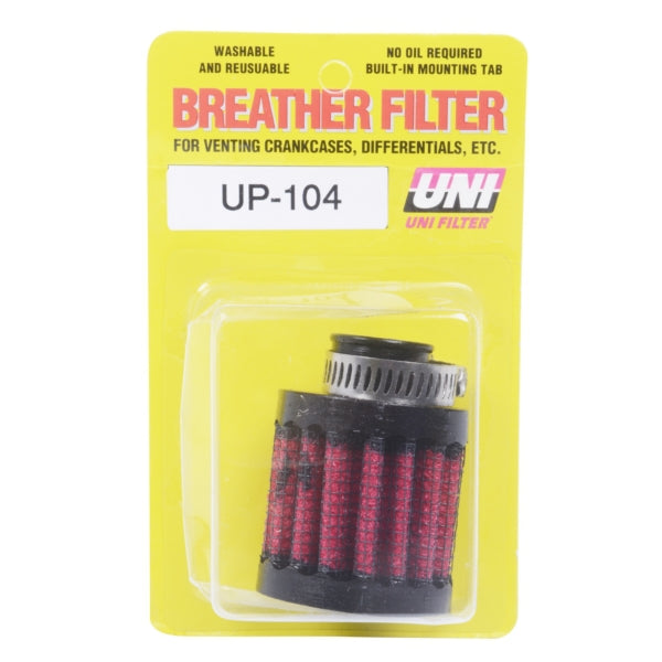 UNI FILTERS AIR FILTER 5/8 CLAMP-ON UNIFILTER UP-104