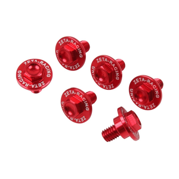 DRC ZETA UNIT FORK GUARD BOLT SET 6PCS HON2 RD ZE88-9112