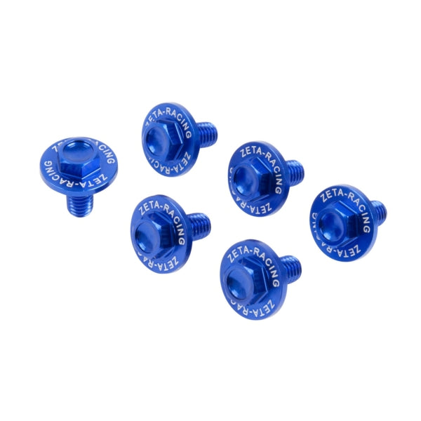 DRC ZETA UNIT FORK GUARD BOLT SET 6PCS KAWA BL ZE88-9206