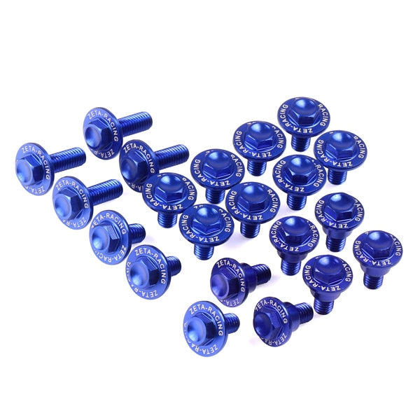 DRC ZETA UNIT BOLT SET ALU PLASTIC BL DRCZETA ZE88-5676