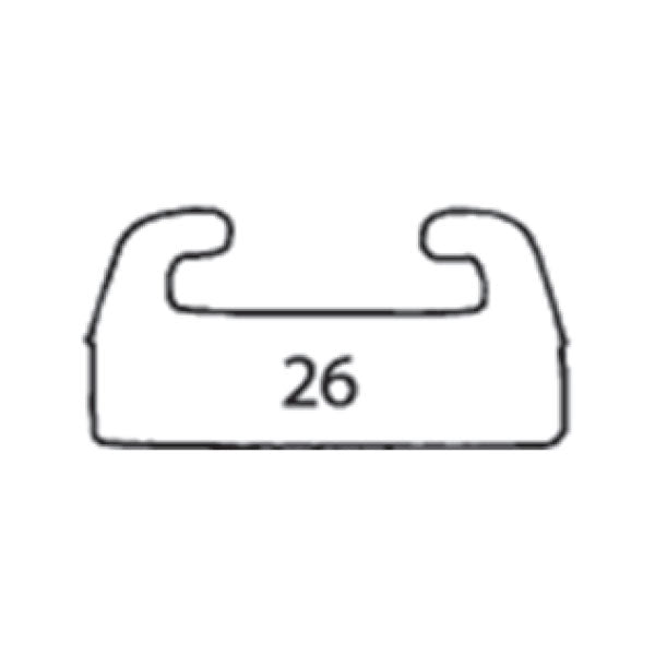 SPX SLIDER PROFILE 26 66" BLACK SKI-DOO 428-66-80