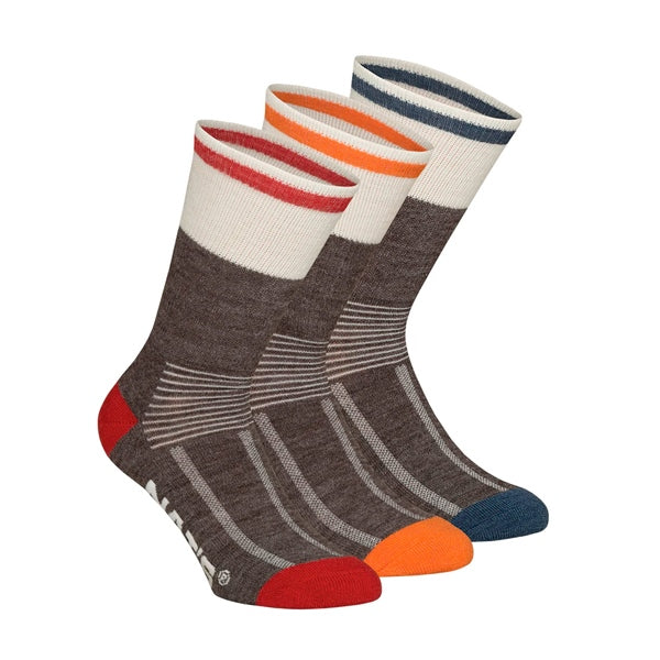 NATS SOCKS WORK MEN 3 PAIR CHC 9-12 NATS NTWK929-18