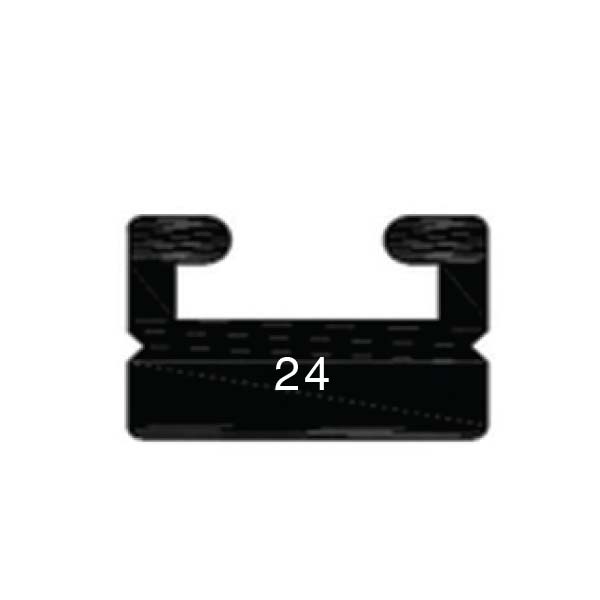 SPX SLIDER PROFILE 24 56" BLACK POLARIS 226-56-80