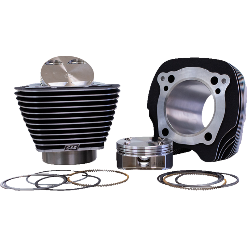 S&S CYCLE CYLINDER KT 136 BK/HL M8 910-0848